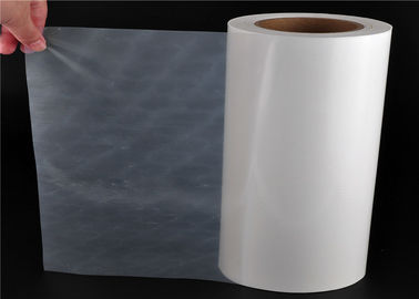Poliestere traslucido candido adesivo del rotolo di film della colata calda del legno della fascia 0.12mm